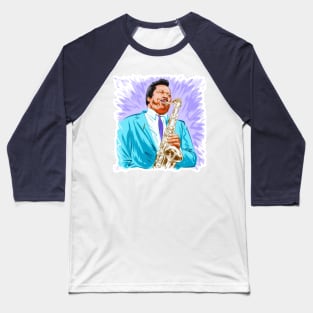 Eddie "Lockjaw" Davis - An illustration by Paul Cemmick Baseball T-Shirt